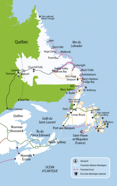 Terre-Neuve-et-Labrador - Saint-Pierre et Miquelon